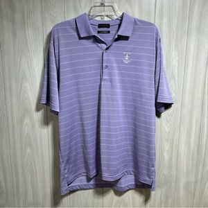 Divots DriWay Lightweight Purple Polo Size XL (Badin Inn Gold Club)